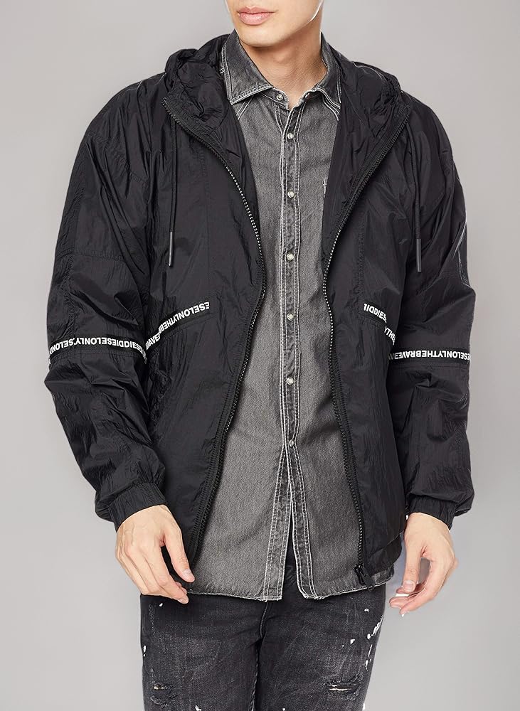 Amazon | [Diesel] (ディーゼル) メンズ ジャケット ナイロン